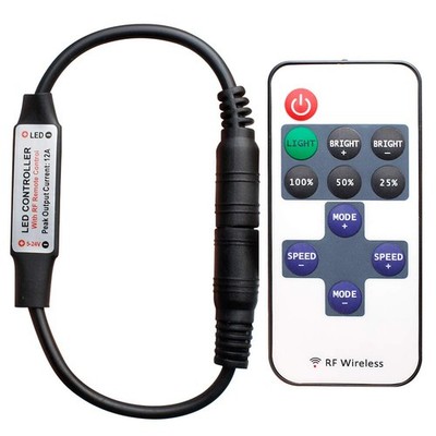 RF Mini Wireless Remote Controller for Single 1 Pack, Color 11 Keys 