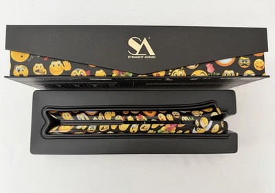 Bionic Pro Ceramic Flat Iron Rare Straight Ahead Gold Collection Emoji NIB