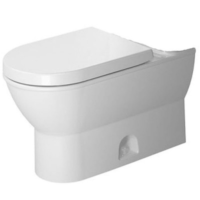 Duravit 212601 White Darling New Elongated Toilet Bowl Only - Less Seat