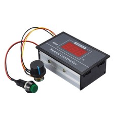 Wide Voltage 6-60V 30A PWM DC Motor Controller w/ Potentiometer & Stop Switch