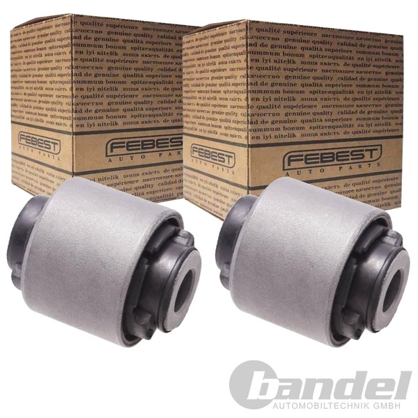 2X Febest Hinterachsbuchsen Querlenkerlager Passend FüR Mazda 3 6 CX-5 Links+Rec-image