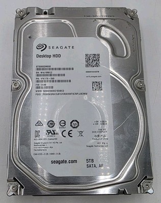 5TB SEAGATE Desktop HDD ST5000DM000 3.5'' SATA Hard Drive