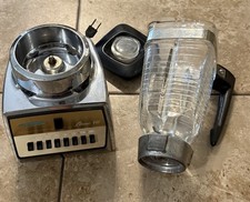 Vintage Osterizer Classic VIII 8 Speed Blender Model 541 Chrome Mid Century 60's
