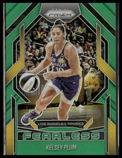 2025 Panini Prizm WNBA #11 Kelsey Plum Fearless Green Prizms (i20714)