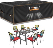 Enzeno Patio Furniture Set Cover Outdoor,Sectional Sofa Set Covers 150x90cm