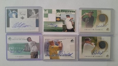 Upper Deck 2002-05 6 Major Winner Autos Relics *Namen siehe Beschreibung 