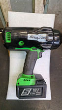 Snap-on 18V Cordless Impact Wrench 5.0Ah Lithium Battery & Charger Black/Green