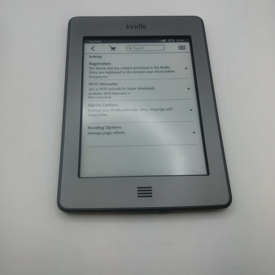 Amazon Kindle Touch (4th Generation) 4GB, Wi-Fi  , 6inch - Grey h24 - Image 3 of 4