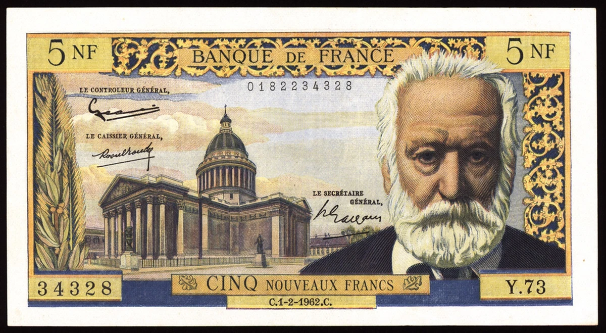 1962 法国纸币| eBay