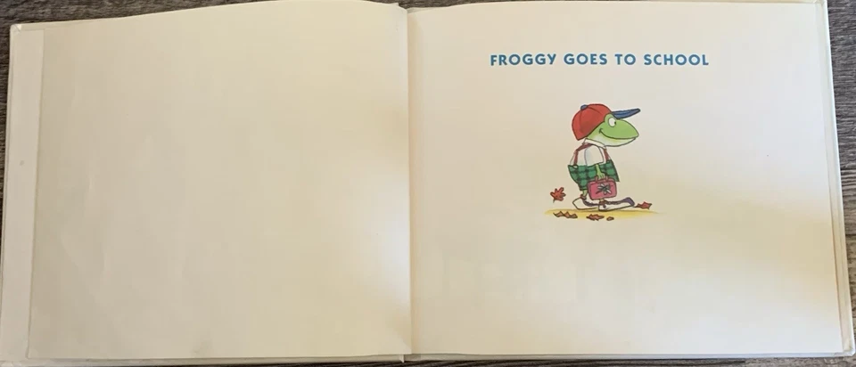 RARE! 1st Library HB Edition Frog Goes To School Jonathan London Book 1996 GOOD! - Image 3 of 4