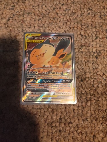 Eevee & Snorlax GX - SM169 - Pokemon Sun & Moon Promo NM