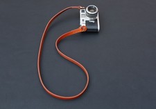 Handcrafted Tan Leather Camera Strap   13mm Wide, 3.5mm Thick