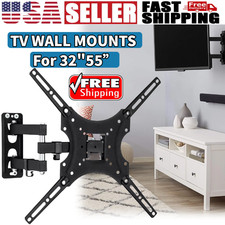 TV Wall Swivel Bracket Mount for 32-55 Inch Universal Tilt Flat LCD LED And TV