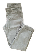 OLD NAVY Women's PIXIE Skinny Leg Gray Khaki Ankle Pants Sz.10