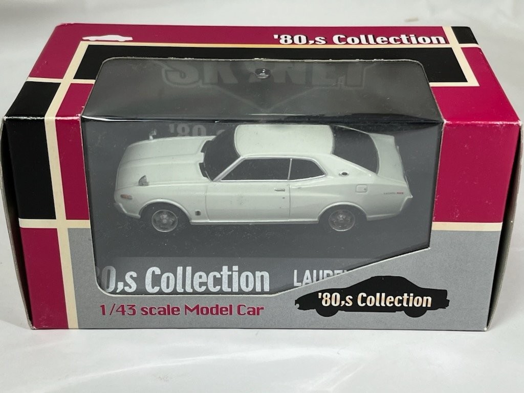 Aoshima 1/43 Skynet 80S Collection 7 Laurel Ht 2000Sgx 1973 Aoshima 1/43 Skynet 80S Collection 7 Laurel Ht 2000Sgx 1973