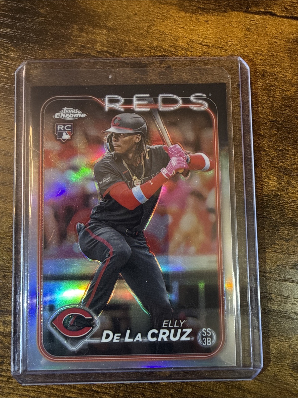 2024 Topps Chrome - Elly De La Cruz #44 Refractor (RC)