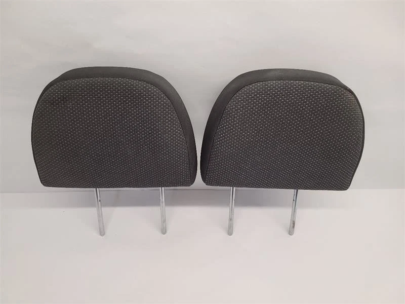 07-11 Juego de 2 reposacabezas delanteros CHEVROLET AVEO de tela negra diestro y derecho Foto 2 de 4