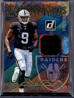 2023 Donruss Leather Kings Tyree Wilson #3 Las Vegas Raiders /399
