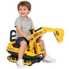 Kinder Sitzbagger Sandbagger für Kinder mit Schaufel, Hupe für 1,5-4 Jahre.