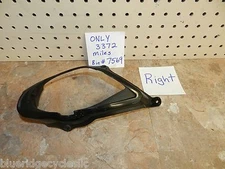 07-08 KAWASAKI ZX6R OEM RIGHT FRONT HEADLIGHT FAIRING PLASTIC ZX 6 R ZX6 NINJA