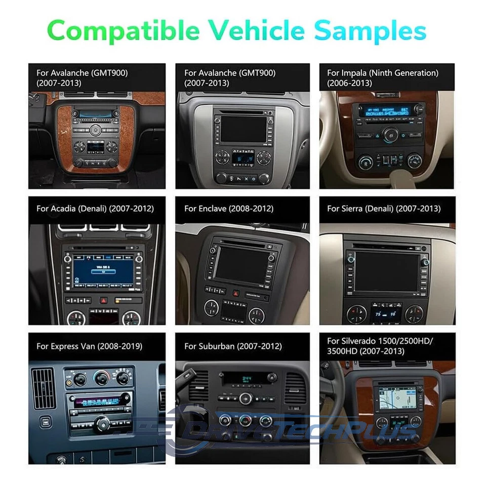 7" Pantalla Para Chevrolet GMC Sierra Chevy Yukon Carplay Radio de coche estéreo - Image 3 of 4