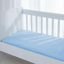 Blue Jersey Fitted Sheet Cotton Moses Basket/Next to Me Crib/Travel cot/Cot Bed.