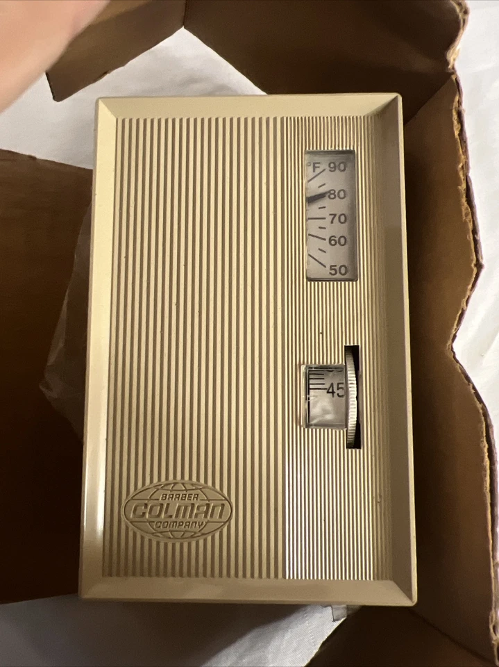 BARBER-COLMAN ELECTRONIC ROOM THERMOSTAT TA-1102B NIB - Image 2 of 2