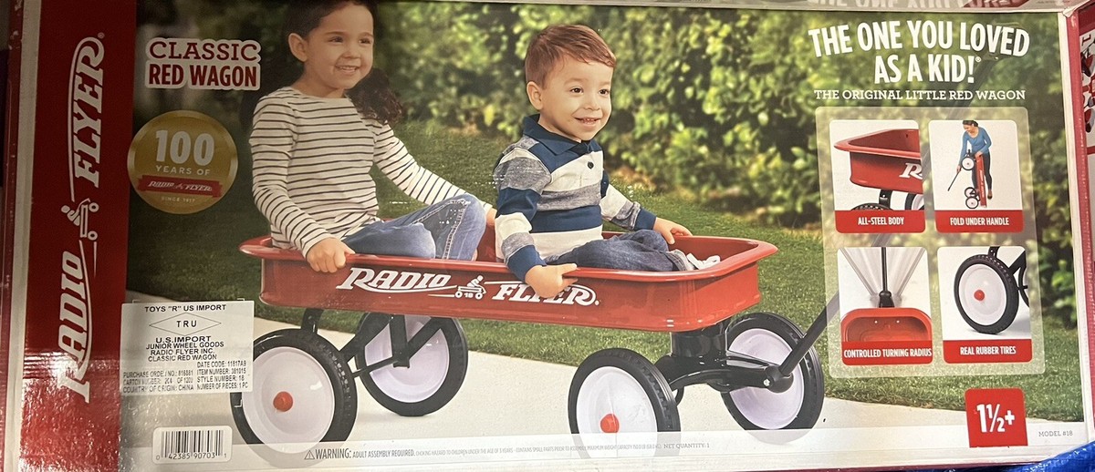 Radio Flyer Classic Red Wagon Model # 18 NEW SEALED IN BOX Radio Flyer Classic Red Wagon Model # 18 NEW SEALED IN BOX