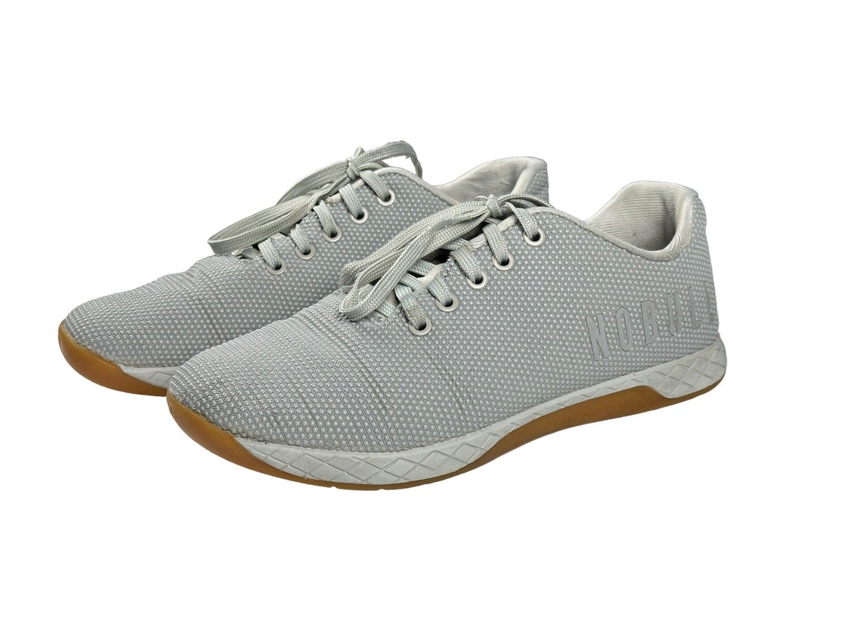 NOBULL SuperFabric Trainer Light Grey Mens 8.5 Womens 10 Athletic Gym Shoes‎ NoBull SuperFabric Crossfit Trainer Light Gray Shoes  main image 2