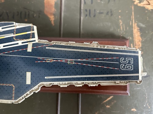 USS Forrestal CV-59 Aircraft Carrier Model Navy Scale 1/700 Desk Wooden Model - Picture 23 of 24