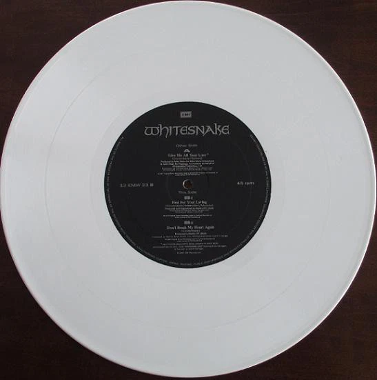 WHITESNAKE - Give Me All Your Love - EP Maxi - white Vinyl - Neu - Bild 4 von 4