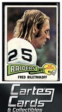 Fred Biletnikoff 1975 Topps #405  Oakland Raiders Hall of Fame