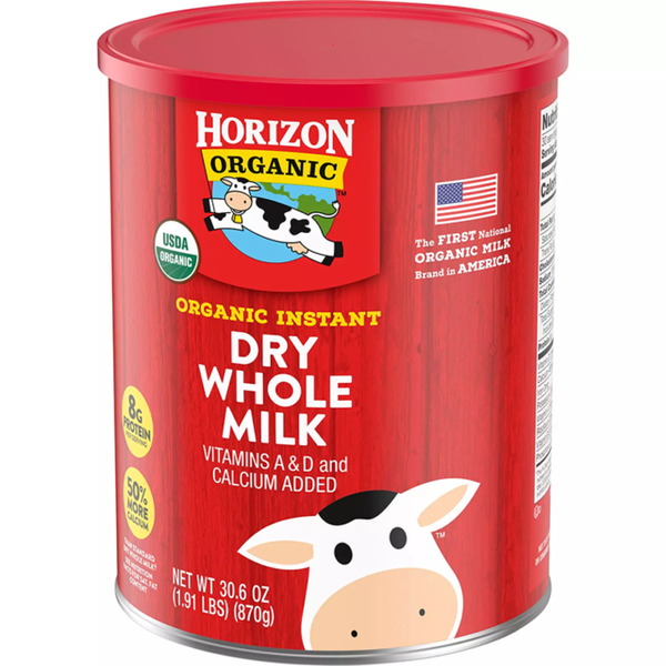 Horizon 1468238 Organic Instant Dry Whole Milk - 1.91lbs for sale 