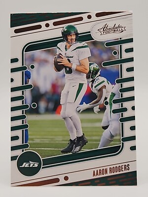 2024 Absolute Football #82 Aaron Rodgers Orange Foil Mega Box