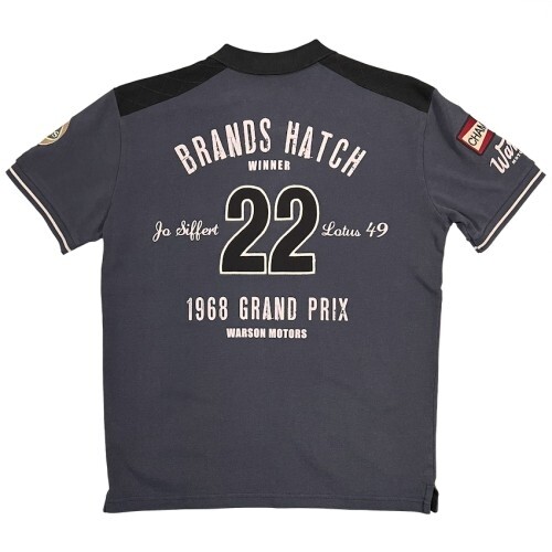 Polo Warson Motors Brands Hatch Lotus Jo Siffert Targa Pilote Grand Prix Dark - Foto 2 di 2