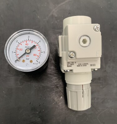 SMC AR20-F02-B Druckregler, modular, 1/4 g, AR MASS PRO + Manometer