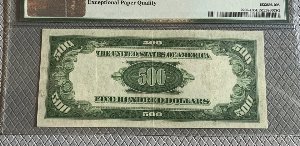 1934 A SAN FRANCISCO $500 BANKNOTE LA BLOCK PMG 35 EQP - Image 4 of 4