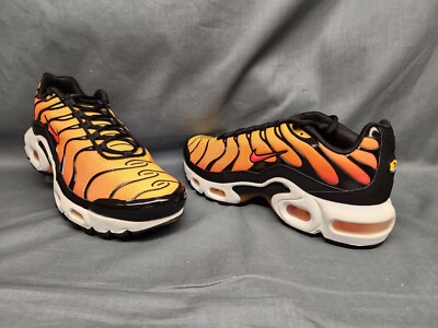 Nike Boys Air Max Plus (GS) Sneakers Mesh Sunset Edition Size 4.5 NEW NO BOX!
