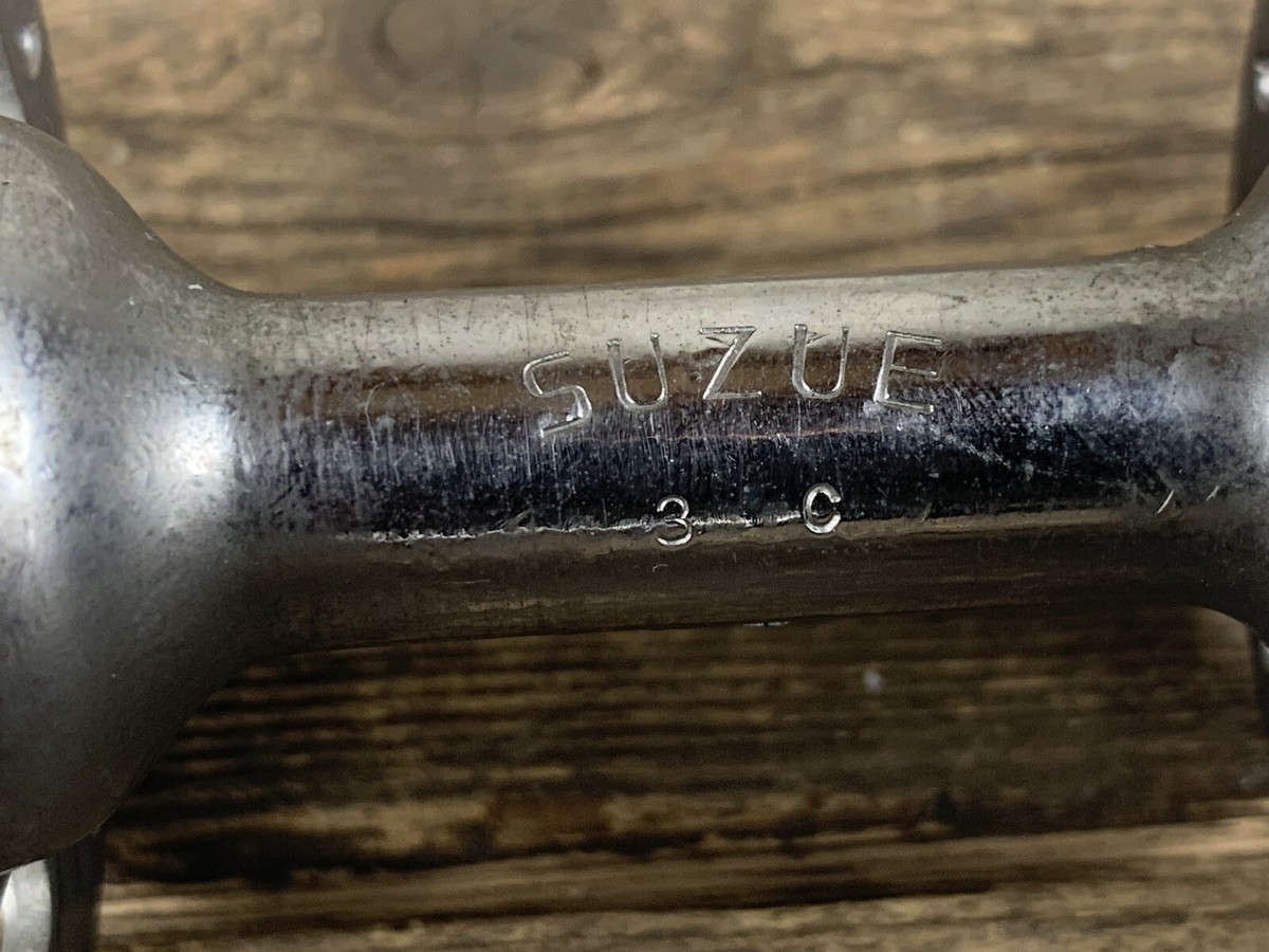 Suzue front 36 hole hub bmx vintage old school silver high