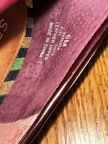 Sperry Top-Sider Women Size 6M Burgundy Patent Leather Heels - Picture 8 of 8