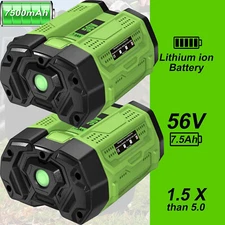 56Volt 7.5Ah Lithium Battery Replacement for EGO 56V BA4200T BA4200 Power Tools