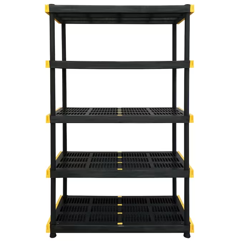 Commander Plastic Heavy Duty 5-Tier Shelf (48 W X 20 D X 72-In H
