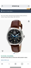 LAST DISCOUNT - NIB - Ben & Sun’s "Marshall" Watch BS-10010-01 