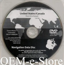 2005-2013 Chevrolet Corvette Z06 ZR1 Navigation DVD U.S Map Version 8.00 Update