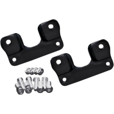 Covingtons Black Front Fender Brackets Adapters for 21'' Wheel 14-17 Harley FLH