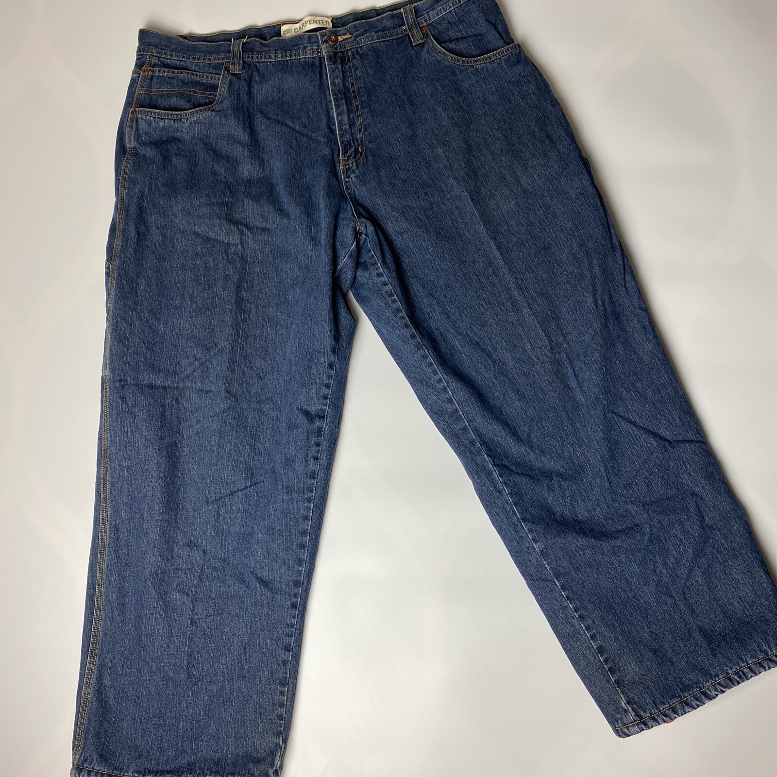 Faded Glory Carpenter Jeans Mens 42*32 Fleece Lined Classic Cotton