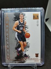 Luka Samanic 2019-20 Panini Impeccable RC Rookie #/99 Spurs