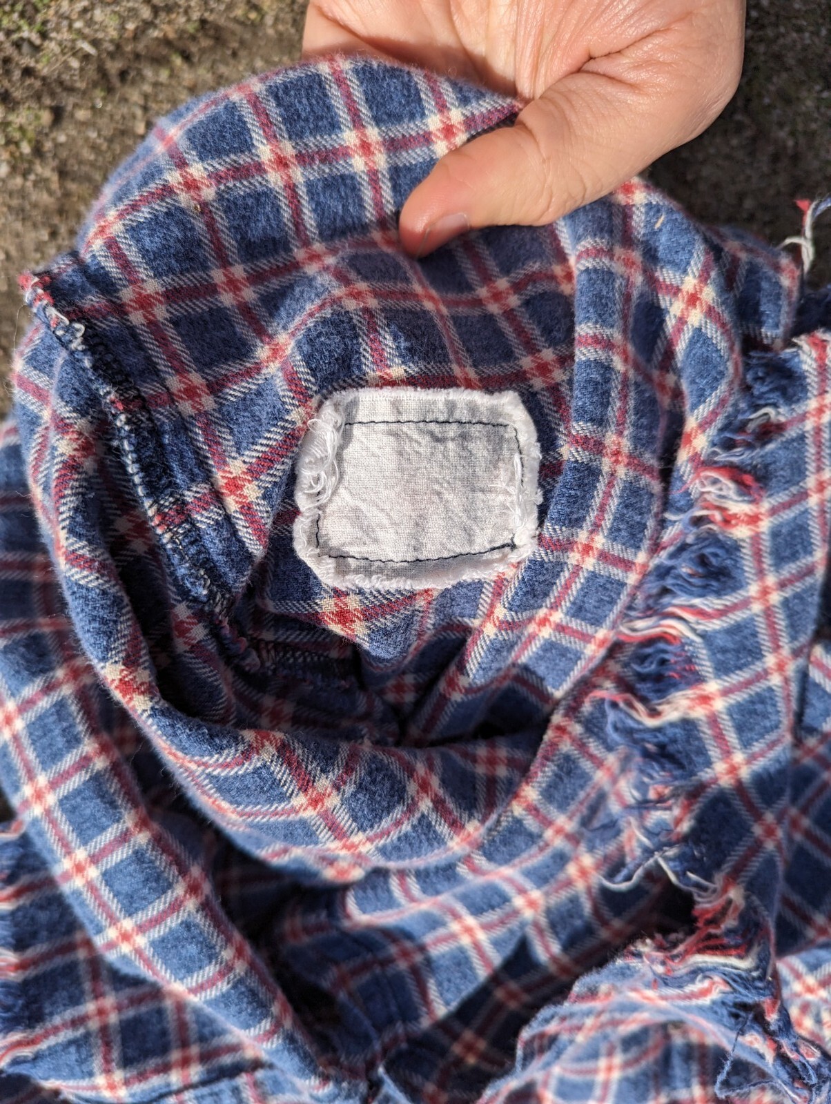 Greg Lauren Womens Button Up Collared Split Plaid… - image 10