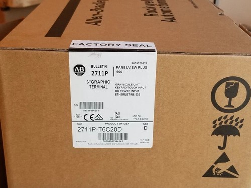 NEW Allen-Bradley 2711P-T6C20D PanelView Plus 600 Graphic Terminal 2711P T6C20D - Picture 3 of 5