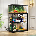 Tc-Homeny 10-37Gallon Fish Tank Stand Adjustable Aquarium Stand w/Charging Ports